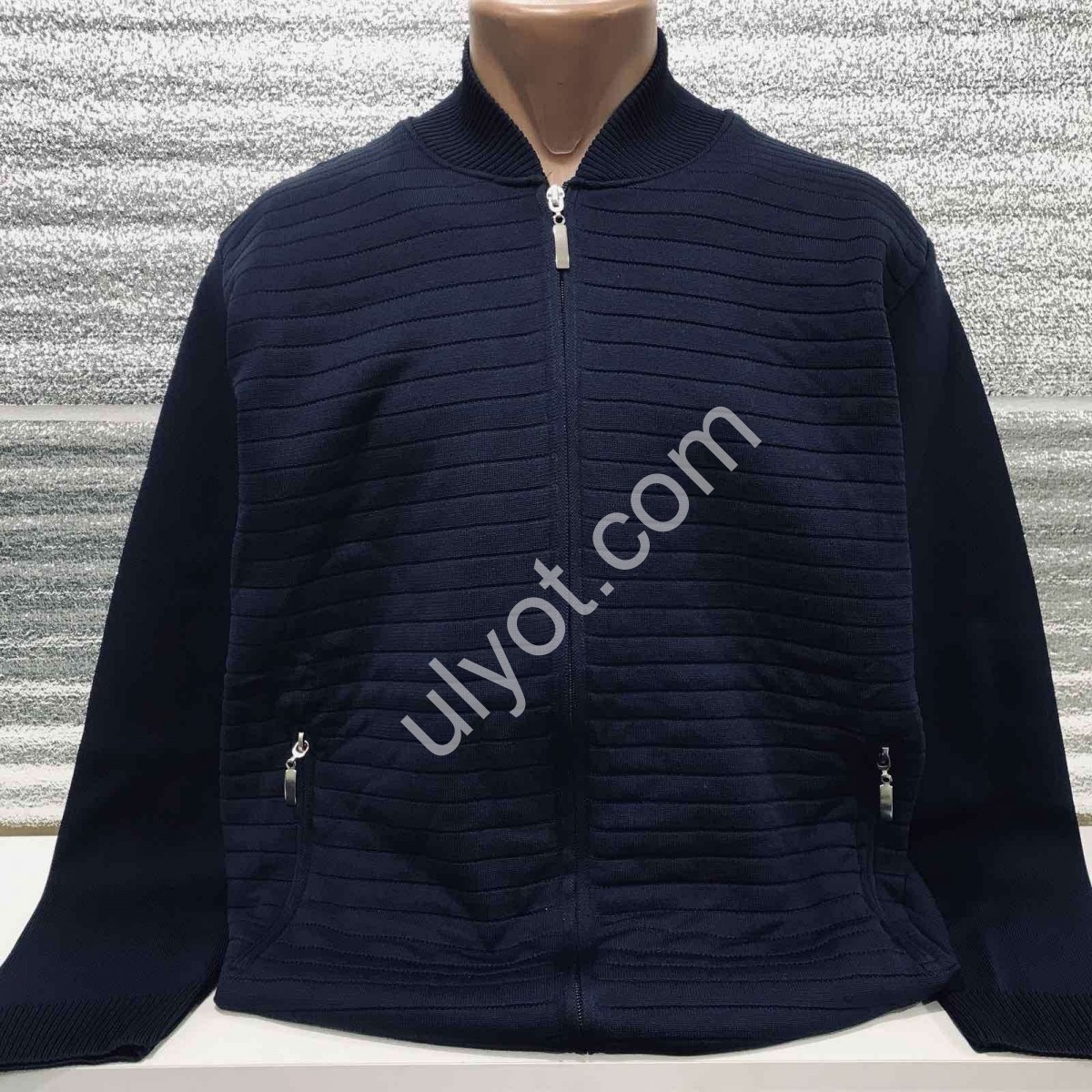 БОМБЕР EVS (L-2XL) Т.СИНІЙ 3002