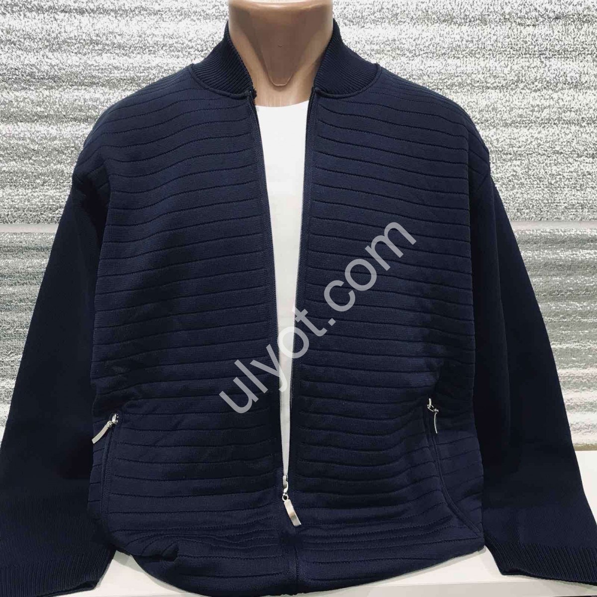 БОМБЕР EVS (L-2XL) Т.СИНІЙ 3002