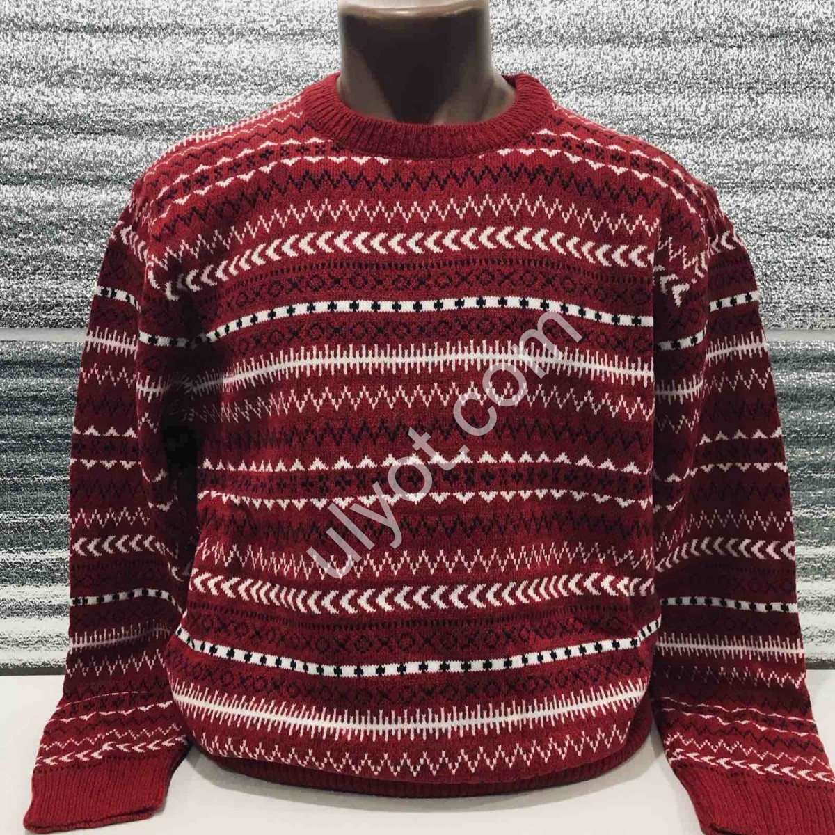 СВІТЕР AYZ (M-XL) ЧЕРВОНИЙ 607