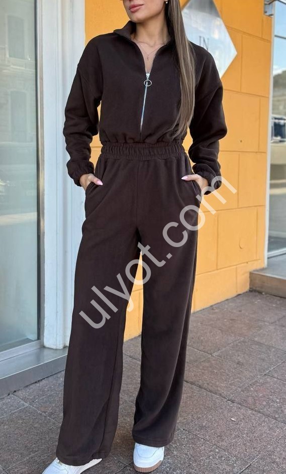 КОМБІНЕЗОН (42-48) ФЛІС ШОКОЛАД 1674