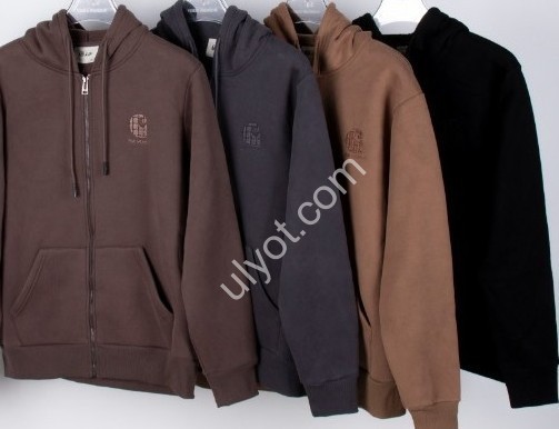 КОФТА JJF (L-4XL) ФЛІС ЧОРНИЙ 50101