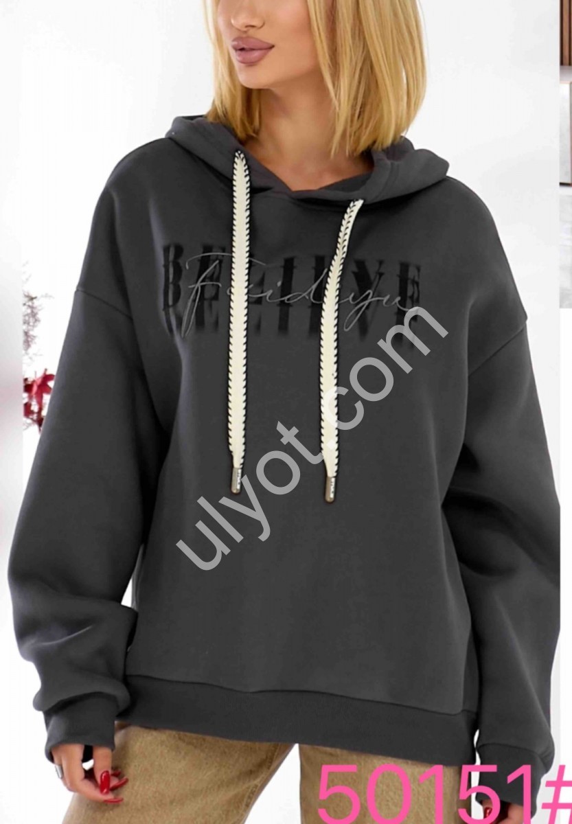 КОФТА JJF (L-4XL) ФЛІС ГРАФІТ 50151