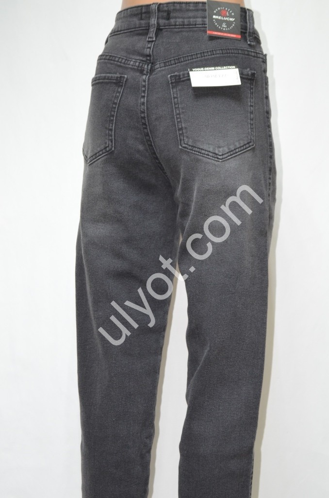 ДЖИНСИ RELUCKY (25-27) БАЙКА ГРАФІТ M670-7