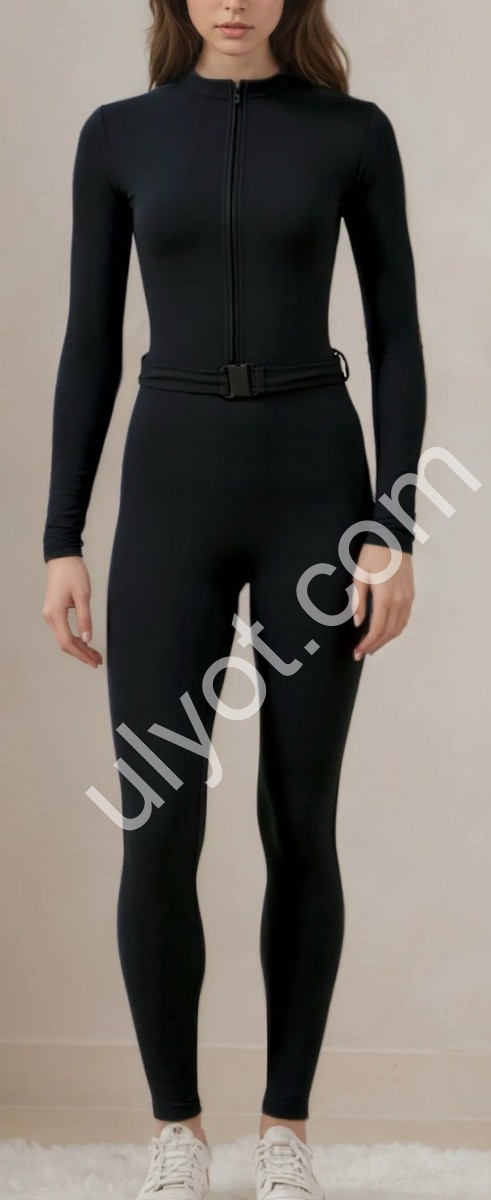 КОМБІНЕЗОН (S-XL) ФЛІС СВ.СІРИЙ NA32