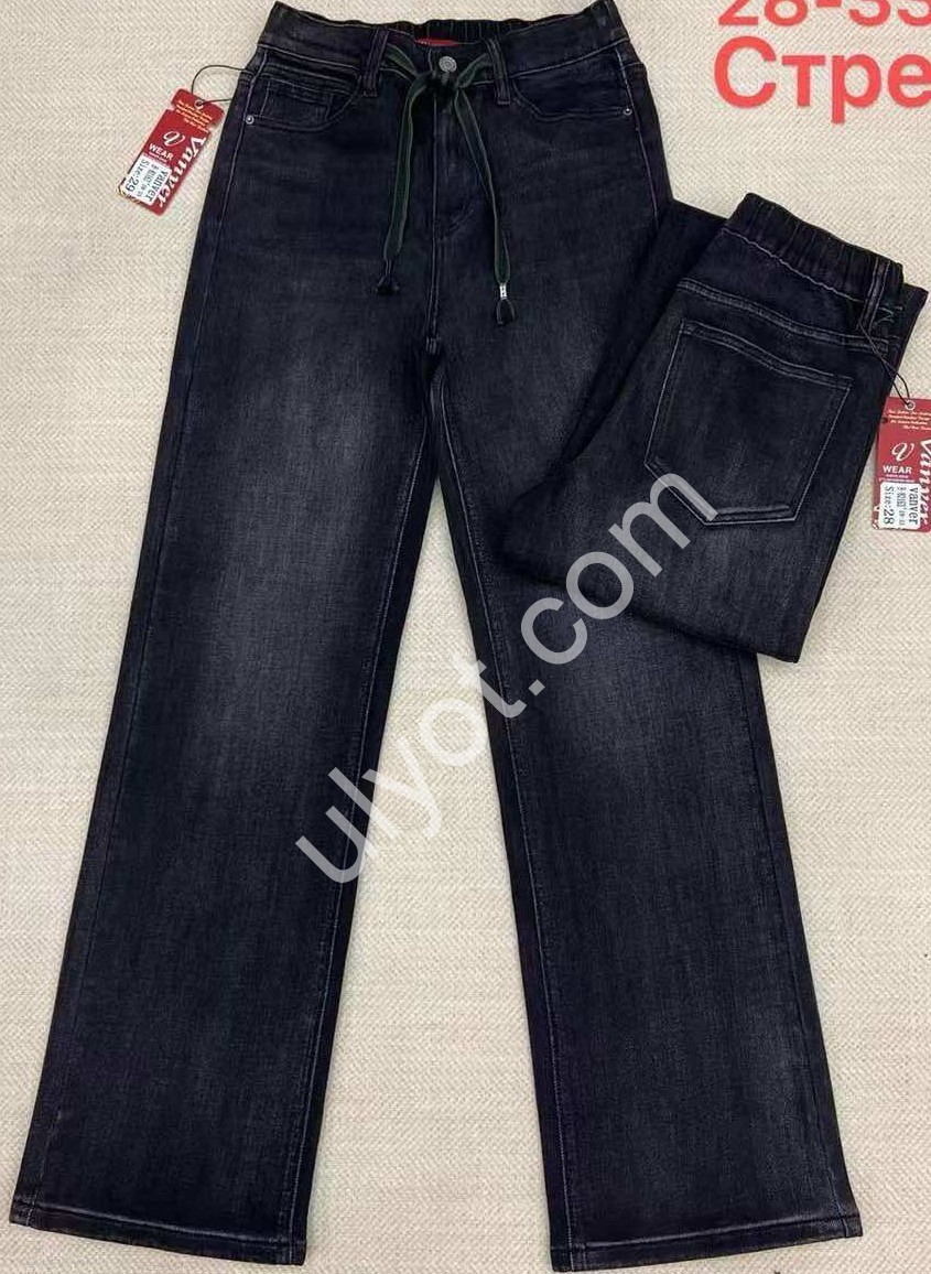 ДЖИНСИ VANVER (28-33) ГРАФІТ B82163