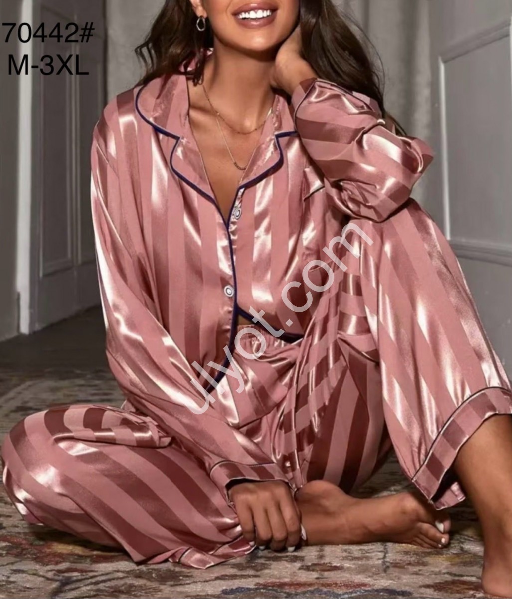 ПИЖАМА (M-3XL) ПУДРА 70442