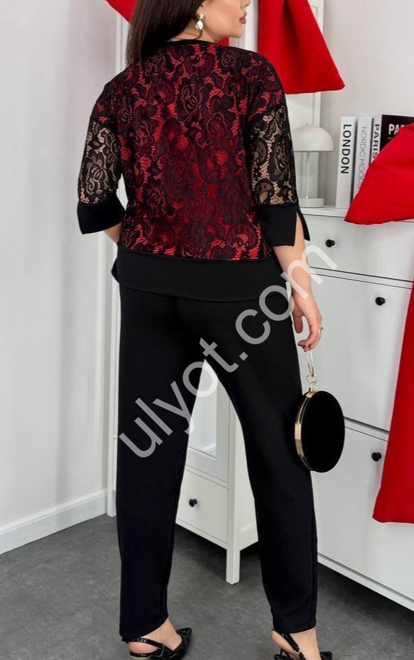 КОСТЮМ (48-62) КРАСНЫЙ 0330