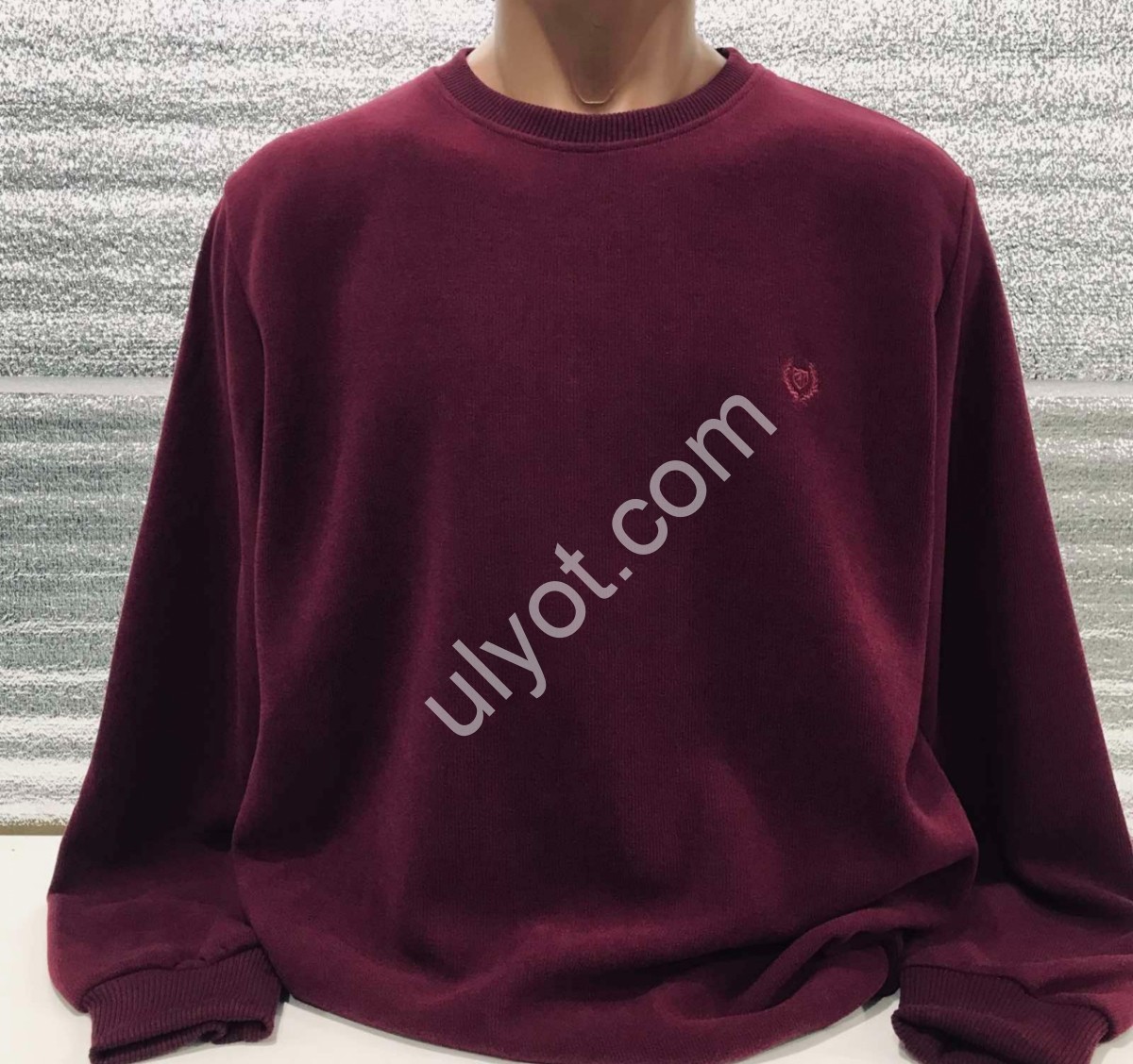 СВИТЕР MADU (L-3XL) БОРДО 5001