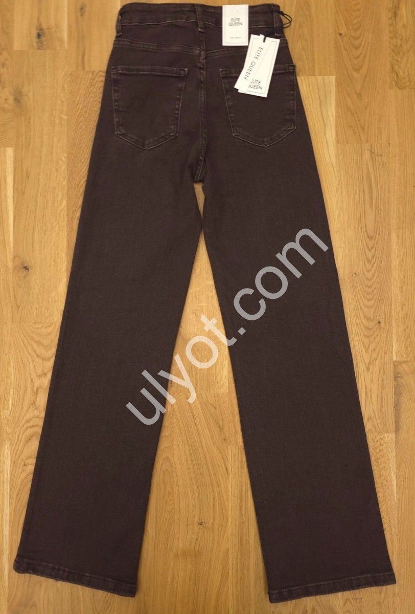 ДЖИНСЫ ELITE QUEEN (25-30) ШОКОЛАД 1351-181