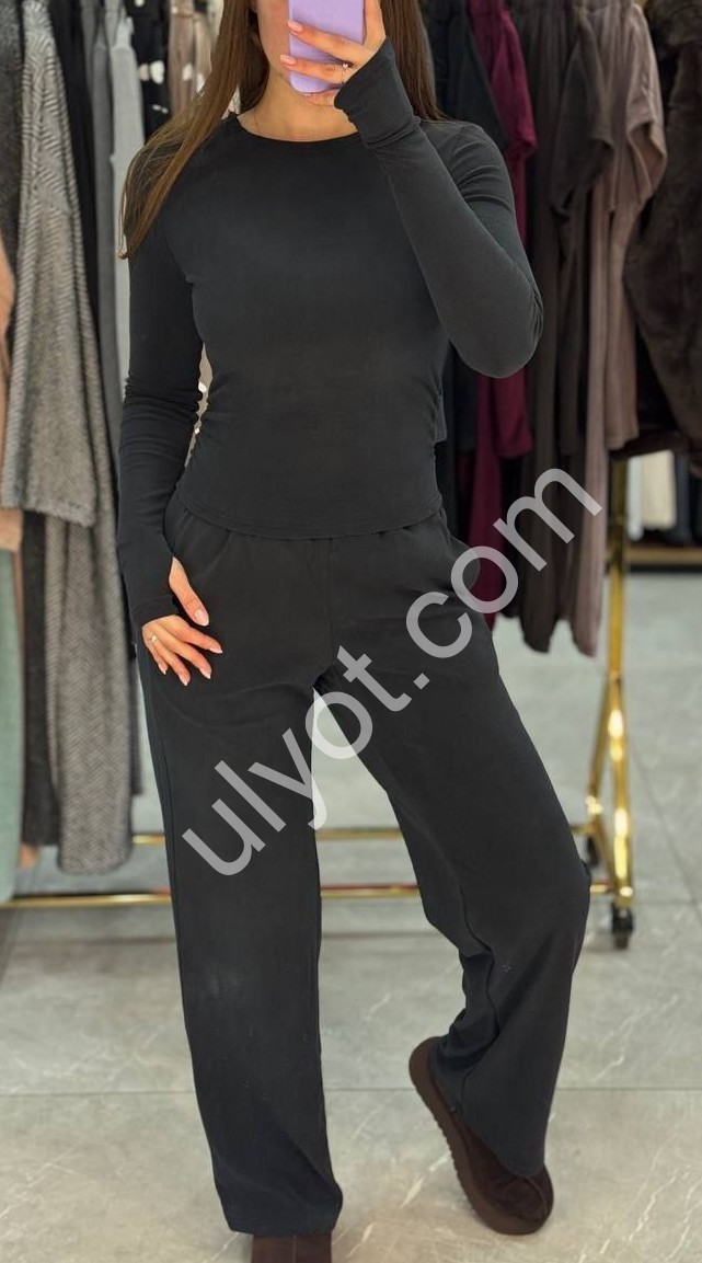 КОСТЮМ (42-48) ФЛИС ГРАФИТ 3123