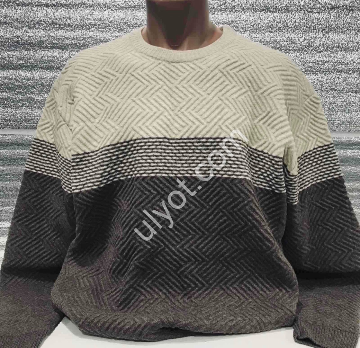 СВИТЕР DEVANTI (3XL-5XL) МОККО 72178-1