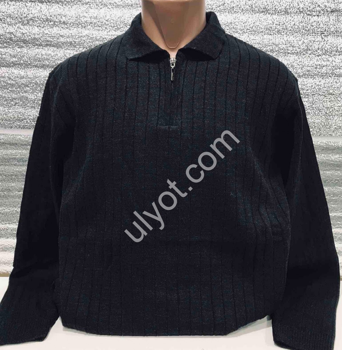 СВИТЕР DEVANTI (L-2XL) ЧЕРНЫЙ 73532