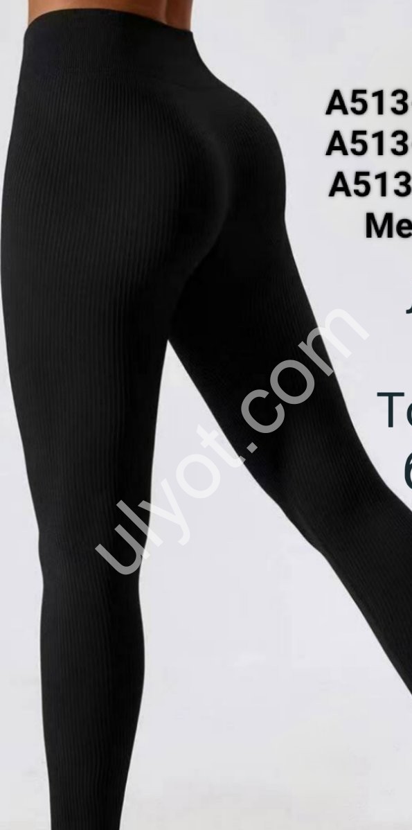 Лосини (ONE SIZE 48-54) ЧЕРНЕ хутро 513-2