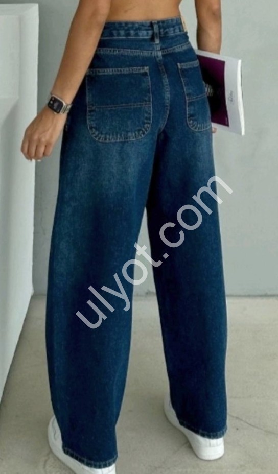 ДЖИНСЫ ZEO BASIC (34-42) Т.СИНИЙ 4490