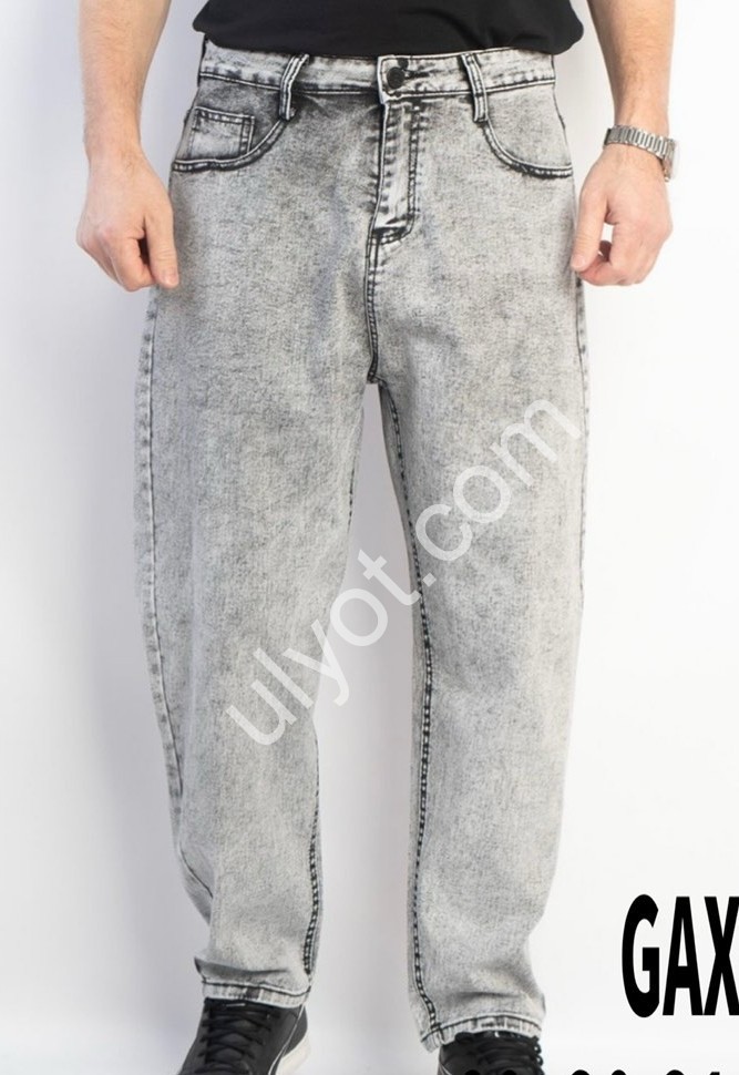 ДЖИНСИ GAXGAX (29-38) СІРИЙ 1250