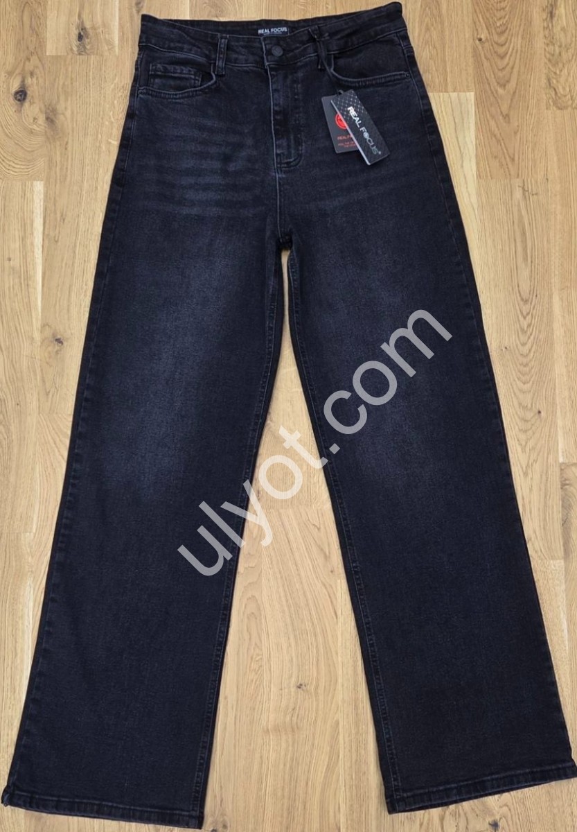 ДЖИНСЫ REAL FOCUS (30-36) ГРАФИТ 1773 B8