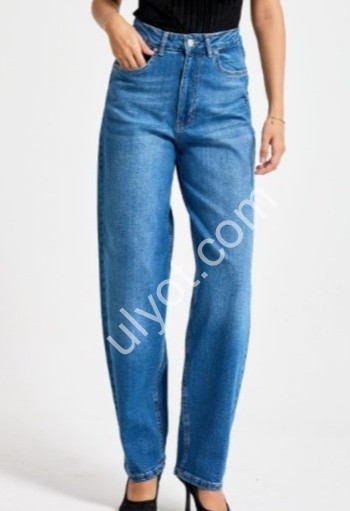 ДЖИНСИ IT'S BASIC (38-48) СИНІЙ 3468/2s6/4