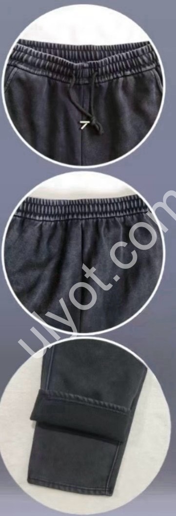 ШТАНЫ (5XL-10XL) ПРЯМОЙ ГРАФИТ 2115-2