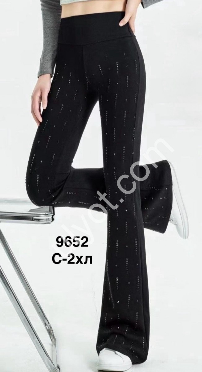 ШТАНИ (S-3XL) ЧОРНИЙ 9652