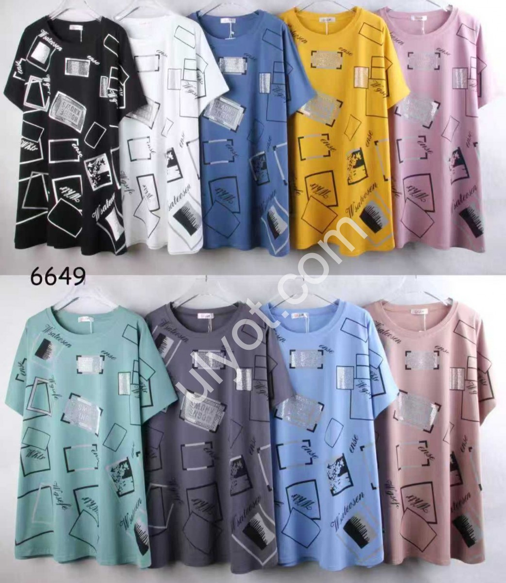 ФУТБОЛКА JJF (ONE SIZE БАТАЛ) МИКС 6649