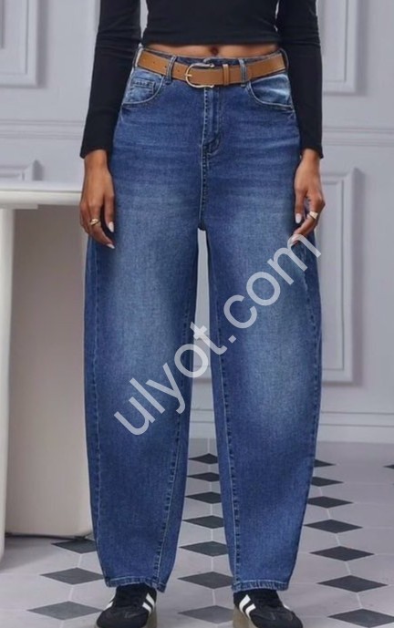 ДЖИНСЫ M.SARA (XS-XL) Т.СИНИЙ 1515-3B