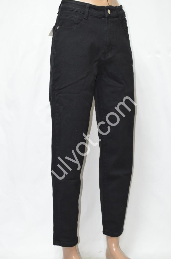 ДЖИНСЫ RELUCKY (25-30) ЧЕРНЫЙ 802-2