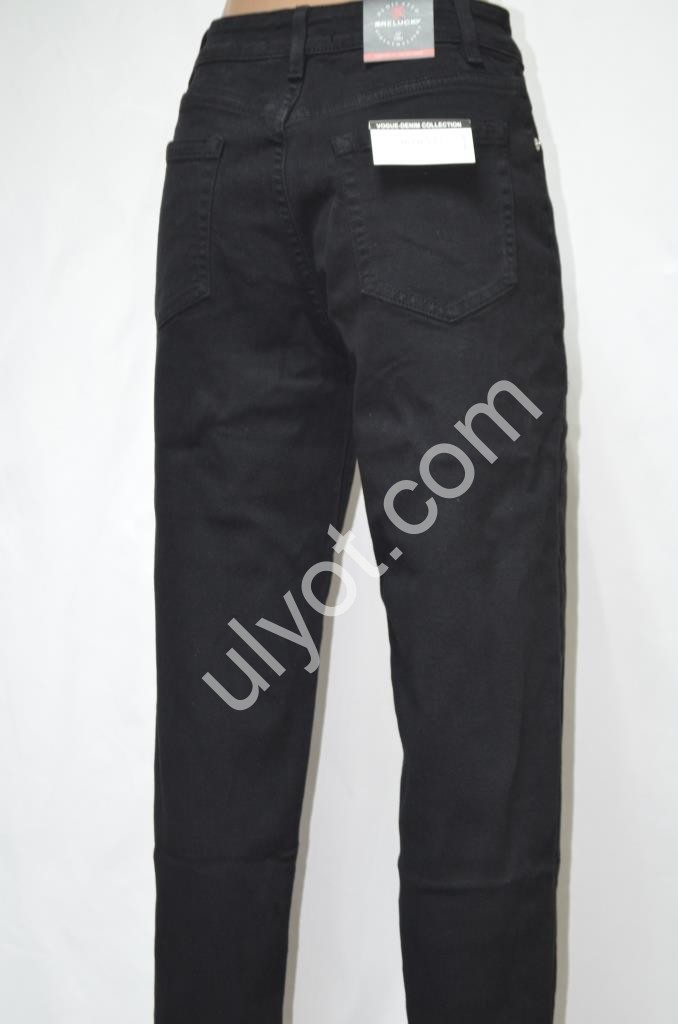 ДЖИНСЫ RELUCKY (25-30) ЧЕРНЫЙ 802-2