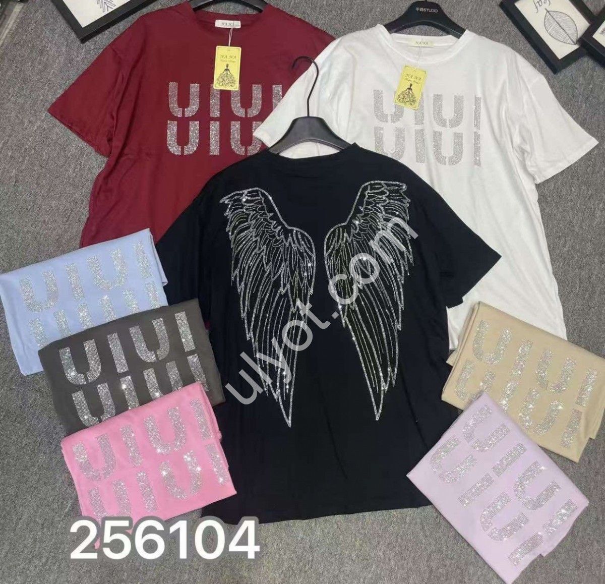 ФУТБОЛКА (OVER SIZE) МИКС 256104