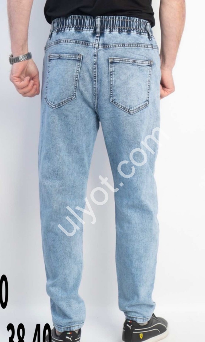 ДЖИНСЫ GAXGAX (30-40) ГОЛУБОЙ 1220