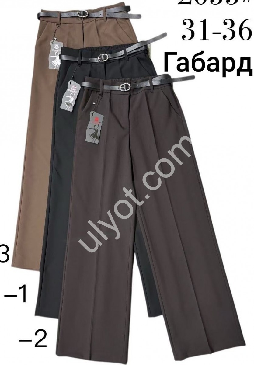 БРЮКИ (31-36) ЧЕРНЫЙ 2055/1