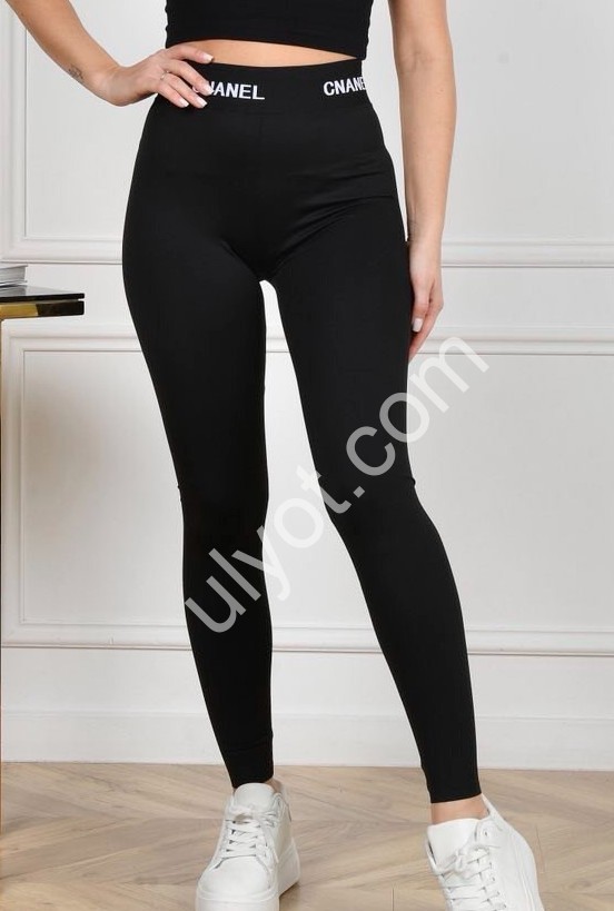 ЛЕГГИНСЫ (M-2XL) ЧЕРНЫЙ 2802