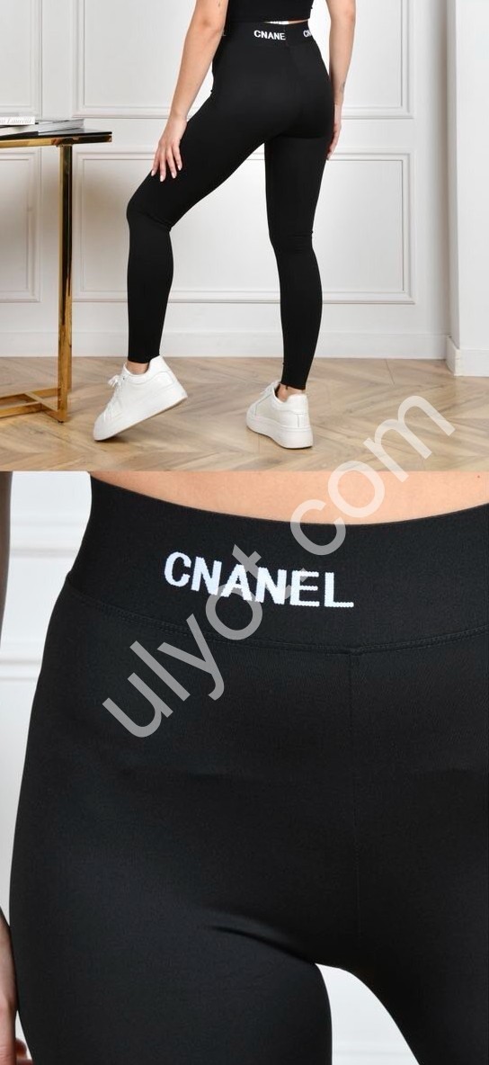 ЛЕГГИНСЫ (M-2XL) ЧЕРНЫЙ 2802