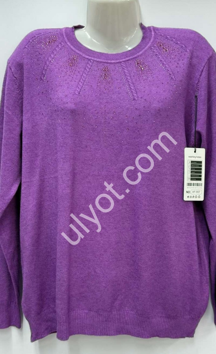 СВІТЕР (ONE SIZE 52-58) МІКС AF-957
