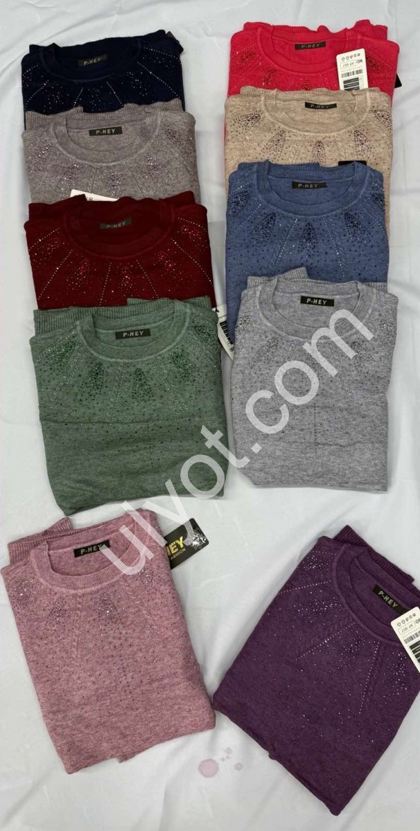 СВІТЕР (ONE SIZE 52-58) МІКС AF-957