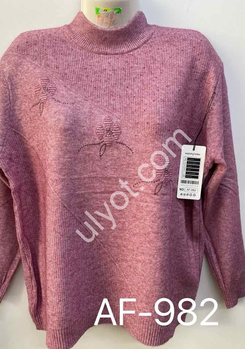 СВИТЕР (ONE SIZE 52-54) МИКС AF-982
