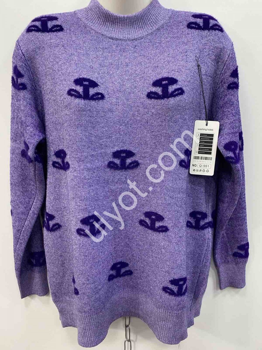 СВІТЕР (ONE SIZE 52-54) МІКС Q-551