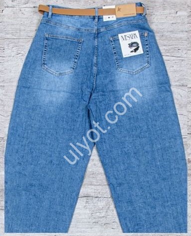 ДЖИНСЫ M.SARA (L-4XL) СИНИЙ 156-4