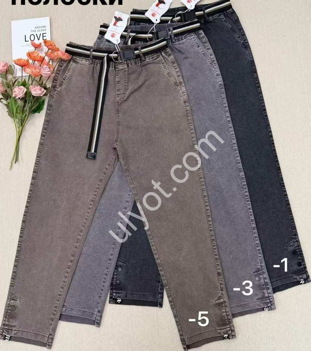 Фото 2 ДЖИНСЫ (31-36) СЕРЫЙ A22/3