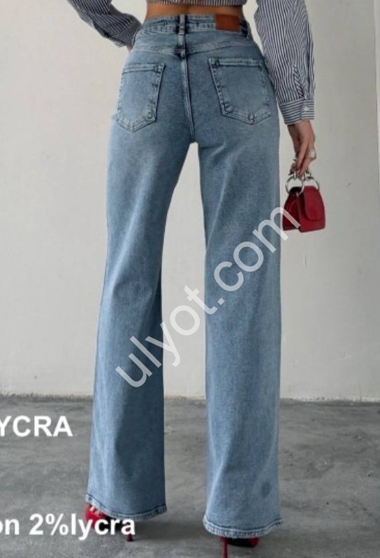 ДЖИНСЫ ZEO BASIC (34-42) ГОЛУБОЙ 5166