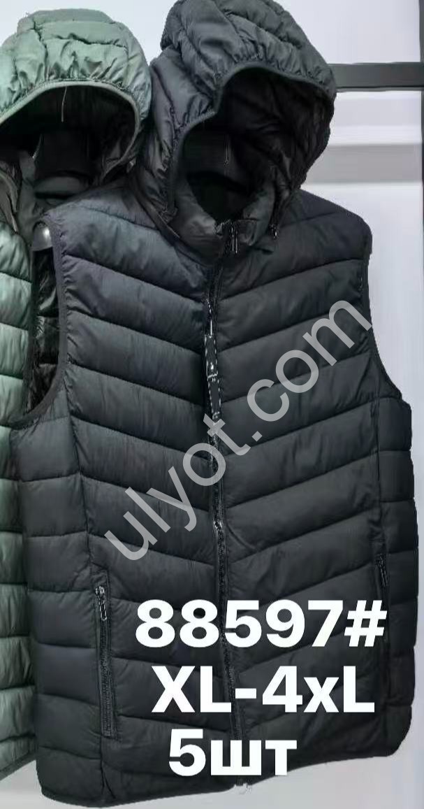 ЖИЛЕТКА (L-4XL) ЧЕРНЫЙ 88597
