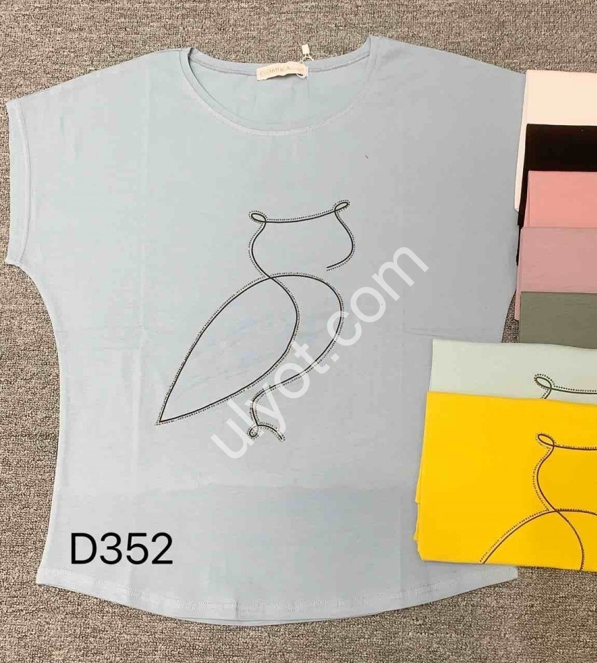 ФУТБОЛКА (ONE SIZE 46-50) МІКС D352