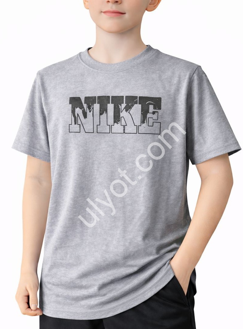 ФУТБОЛКА N02 (11-16 ЛЕТ) СЕРЫЙ 