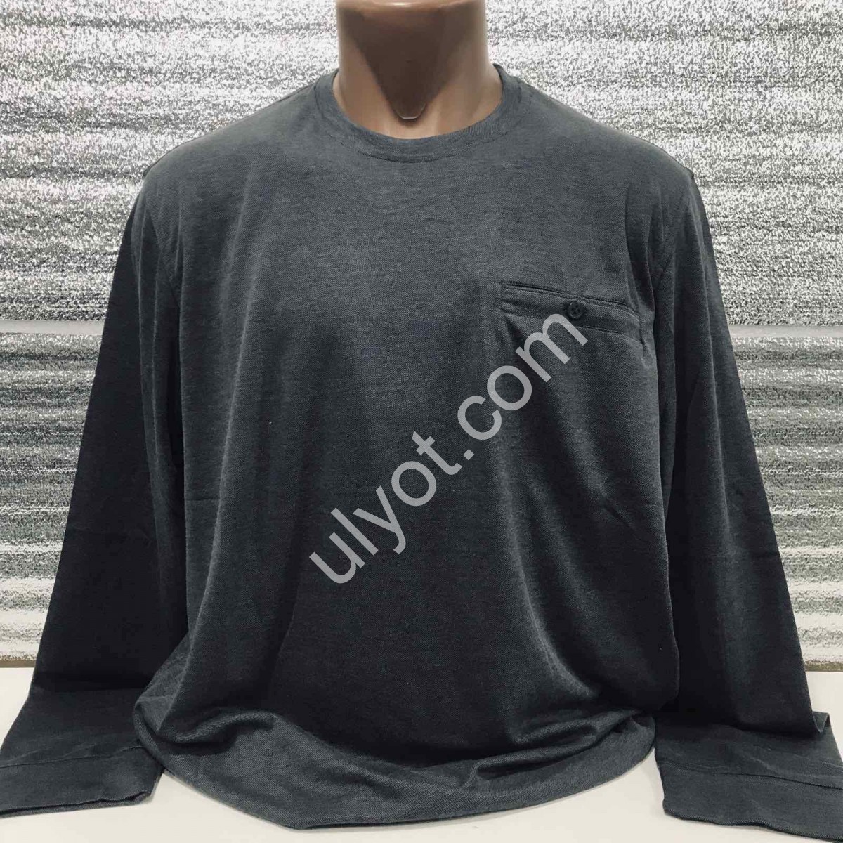 СВИТШОТ DEVANTI (L-3XL) СЕРЫЙ 7205