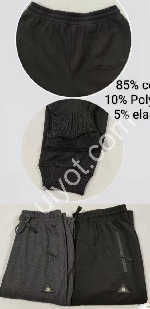 СПОРТ.ШТАНИ (4XL-7XL) МАНЖЕТ МІКС 2076-24