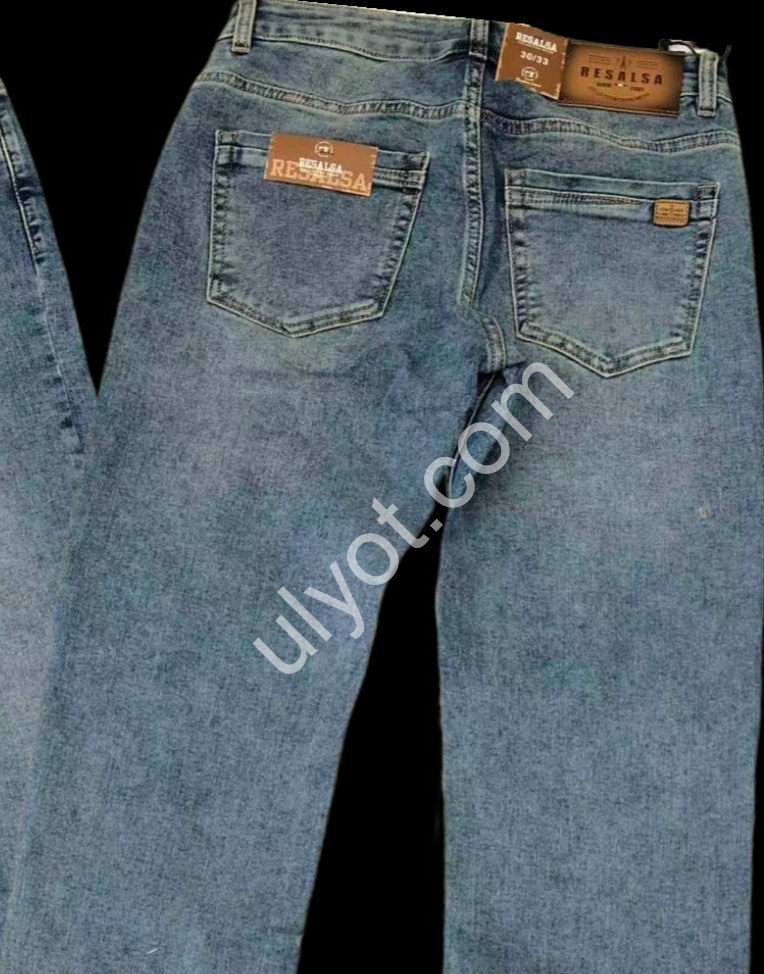 ДЖИНСЫ RESALSA (30-38) СИНИЙ 810