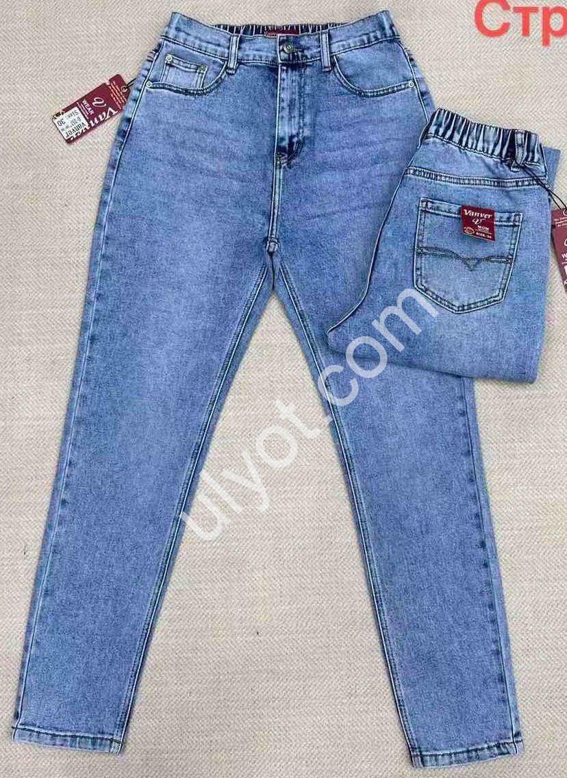ДЖИНСЫ VANVER (30-36) СИНИЙ D257