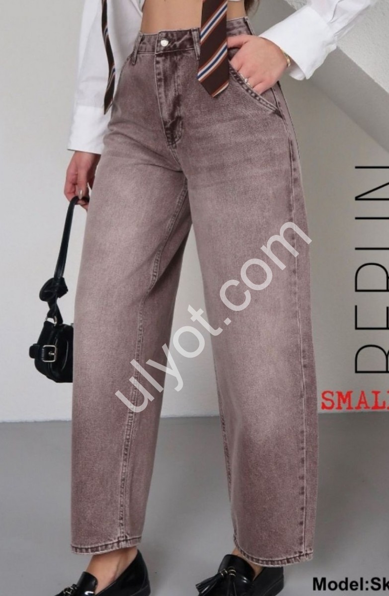 ДЖИНСЫ ZEO BASIC (34-42) КАПУЧИНО 5233