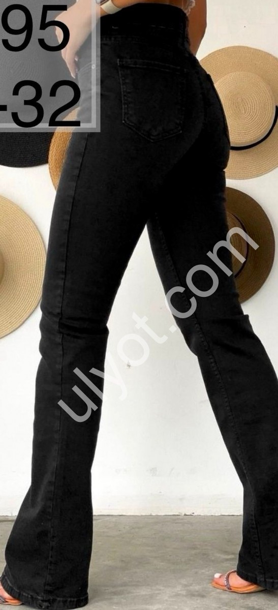 ДЖИНСЫ TOP SHOP (25-32) ЧЕРНЫЙ 3895