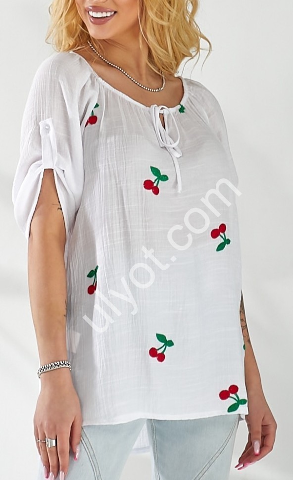 КОФТА JJF (L-3XL) ВИШНІ