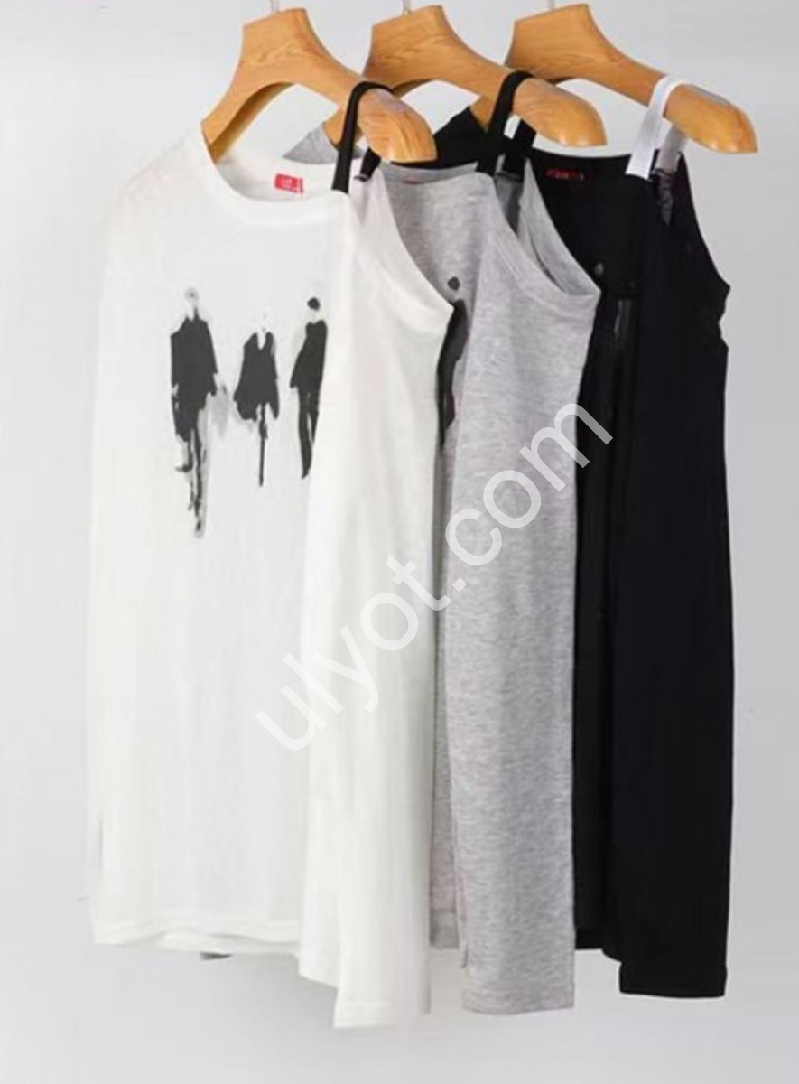 ЛОНГСЛИВ (M-2XL) МИКС 8850